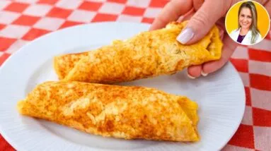 SUBSTITUA O PÃO! Quase ZERO CARBOIDRATOS e só 3 INGREDIENTES - Fácil, Barato, Gostoso e Saudável