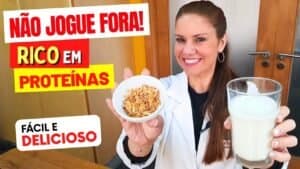 NÃO JOGUE ESSAS SEMENTES FORA! Leite Vegetal Rico em Proteínas, Low Carb e Super Saudável