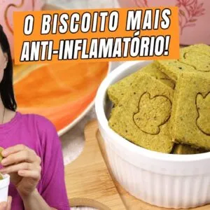 Descobri o biscoito MAIS ANTI-INFLAMATÓRIO 🌿 E fica incrivelmente crocante!