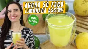 Não tomo mais limonada comum! Troquei por esta versão ultra saudável e fácil!