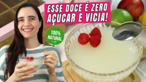 Doce sem açúcar com quase NENHUMA caloria… e ficou DELICIOSO! 🍋✨