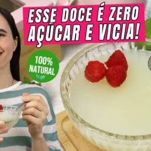 Doce sem açúcar com quase NENHUMA caloria… e ficou DELICIOSO! 🍋✨