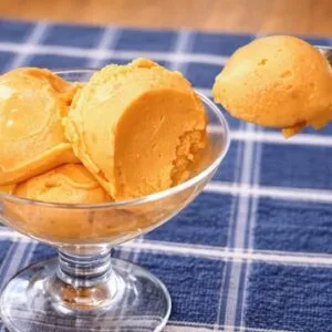 Só 2 INGREDIENTES! Sorvete CREMOSO SEM AÇÚCAR e Poucas Calorias - Fácil, Rápido e Delicioso