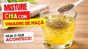 Misture CHIA com VINAGRE DE MAÇÃ — SACIEDADE, GLICOSE e INTESTINO (Como Usar CERTO)