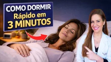 Demora a Dormir? Acorda de Madrugada? COMO DORMIR RÁPIDO, EM 3 MINUTOS!