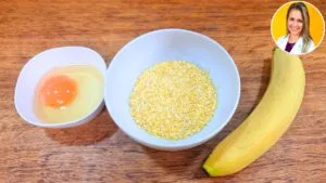 NÃO COMA PÃO, MISTURE OVO CRU, CUSCUZ e BANANA e você vai VICIAR nessa DELÍCIA!