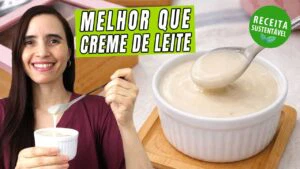 Descobri o substituto mais poderoso do CREME DE LEITE… e é absurdamente saudável!