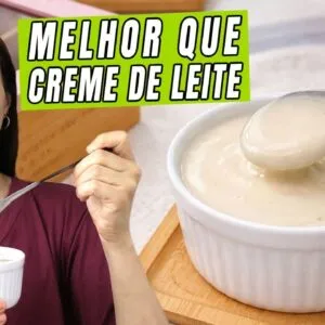 Descobri o substituto mais poderoso do CREME DE LEITE… e é absurdamente saudável!
