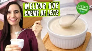 Descobri o substituto mais poderoso do CREME DE LEITE… e é absurdamente saudável!