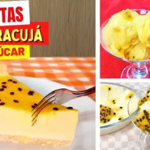 3 Receitas INCRÍVEIS com MARACUJÁ - SEM AÇÚCAR, Leves, Fáceis e Poucos Carboidratos