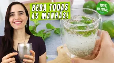 Um copo disso pela manhã e o intestino ACORDA! Não é chá e nem remédio!