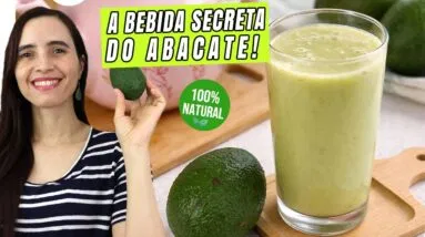 Misture assim o abacate pra ficar mais saudável! Descubra a bebida desconhecida que só faz bem!