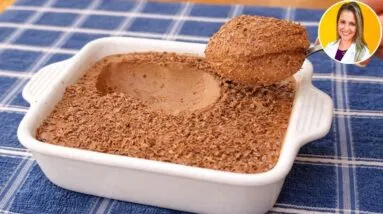 ZERO CARBOIDRATOS e Muita Proteína! SEM AÇÚCAR E LEITE - Mousse Fácil, Rápida, Deliciosa e Saudável