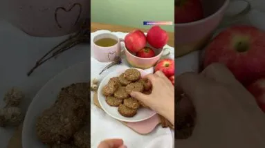 Descobri e NÃO COMPRO MAIS biscoito no mercado! O mais gostoso é esse! 😍🍎