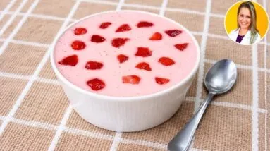Só 3 INGREDIENTES, LOW CARB, CREMOSA, RICA EM PROTEÍNA e SEM AÇÚCAR! Mousse Fácil, Rápida e Saudável