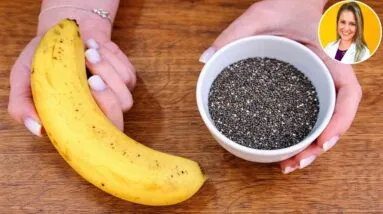 SUBSTITUA O PÃO, Misture BANANA e CHIA! Delícia Sem Trigo, Leite e Ovo, + Fibras e Anti-inflamatória