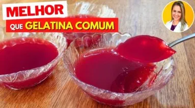 Gelatina VEGANA que estimula COLÁGENO! Zero Açúcar, Fácil e Deliciosa