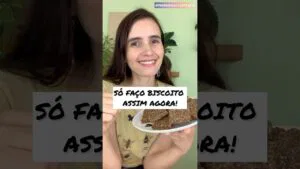 ESTE BISCOITO viciou aqui em casa! Sem farinha, não paro de fazer! 😍🌱