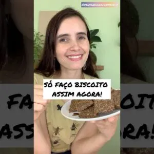 ESTE BISCOITO viciou aqui em casa! Sem farinha, não paro de fazer! 😍🌱
