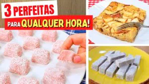 3 RECEITAS COM FRUTA IMPERDÍVEIS: Fáceis, Rápidas, Saudáveis e Perfeitas para Qualquer Hora!
