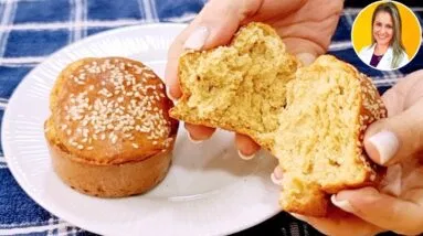 Substitua o Pão! SEM FARINHA, MUITA PROTEÍNA e FIBRA - Fácil, Rápido e Saudável