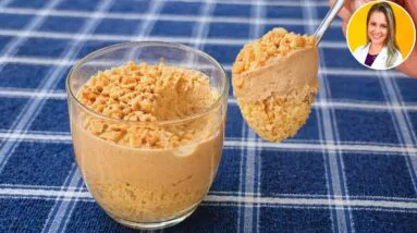 Só 5 MIN e Poucos Carboidratos! ZERO AÇÚCAR E GLÚTEN, Fácil, Delicioso e Saudável (Low Carb)