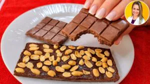 CHOCOLATE AO LEITE RICO EM PROTEÍNA - Fácil, SEM AÇÚCAR, Rápido e Delicioso - Derrete na Boca!