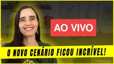 O NOVO CENÁRIO FICOU INCRÍVEL e eu tenho uma novidade pra você!