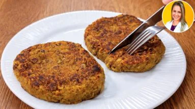 SUBSTITUA A CARNE! Receita Deliciosa, Barata, Saudável, Fácil e Rápida!