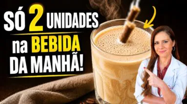 SÓ 2 UNIDADES na Bebida da sua Manhã! Isso MUDA TUDO! (Glicose, Inflamação, Peso, Imunidade...)