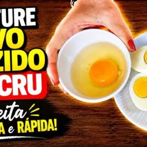 Misture OVO COZIDO e OVO CRU - Você Vai Amar!! SEM TRIGO, SEM FRITURA e Poucos Carboidratos!