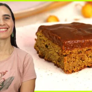 Este BOLO DE CENOURA CUIDA DA SUA PELE!