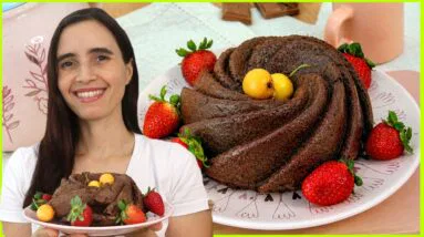EVITE DIABETES com este BOLO DE BIOMASSA! Fácil e Delicioso!