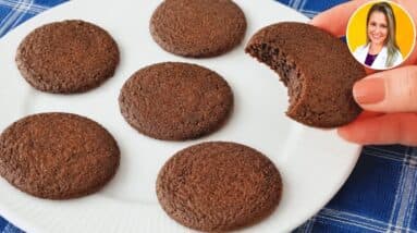 Só 2 INGREDIENTES! Biscoito Incrível ZERO FARINHA E AÇÚCAR! Low Carb, Sem Ovo, Fácil e Rápido