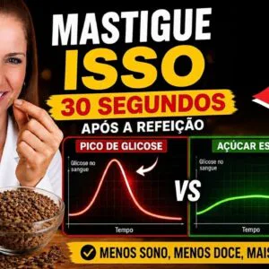 Mastigue ISSO por 30 Segundos Após a Refeição para Controlar o Açúcar