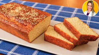 Pão de Iogurte, SÓ 4 INGREDIENTES - SEM TRIGO, Muita PROTEÍNA, Low Carb, Fácil, Fofinho e Saudável