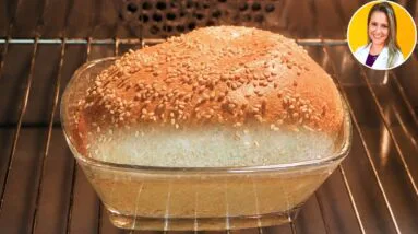 Pão SEM FARINHA e BAIXO EM CARBOIDRATOS! Fofinho, Saudável e Muitas FIBRAS (Sem Ovo)