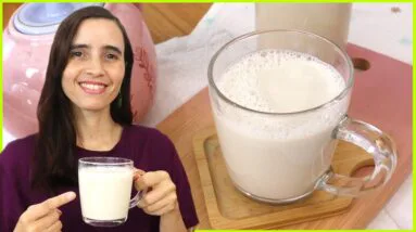 TROQUE O LEITE por esta PLANTA PROTETORA! É simples e sem lactose!
