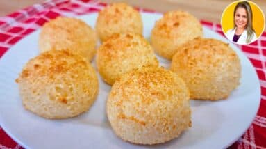 Pão de Tapioca FOFINHO, SEM LEITE e SEM GLÚTEN - Barato, Rápido e Muito Fácil