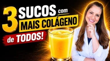 3 Sucos com MAIS COLÁGENO de TODOS (e COMO FAZER CERTO!)