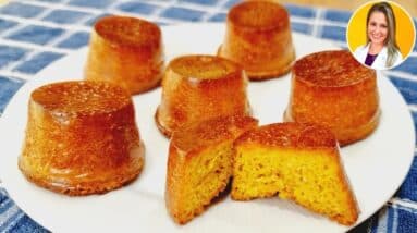 Bolo de Cenoura ZERO AÇÚCAR, SEM FARINHA e SEM LEITE! Fofinho, Rápido e Delicioso