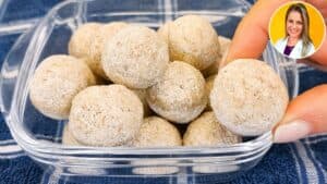 Só 2 INGREDIENTES! Sorvete em Bolinhas SEM AÇÚCAR E LEITE, Fácil, Rápido e Delicioso