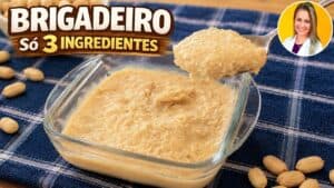 Só 3 INGREDIENTES e 3 MIN! Brigadeiro de Paçoca SEM AÇÚCAR E MANTEIGA - Fácil, Rápido e Delicioso