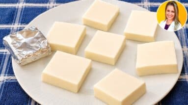 QUEIJO CASEIRO Tipo Polenguinho - Barato, MUITO FÁCIL e Deliicoso!