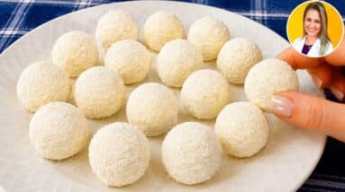 Só 4 INGREDIENTES e ZERO AÇÚCAR - MUITO FÁCIL, CREMOSO e DELICIOSO!