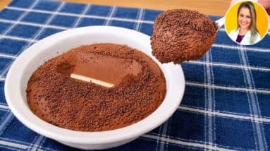 MOUSSE de 3 INGREDIENTES - Sem Leite Condensado, Creme de Leite e Ovo! Saudável e Cremosa