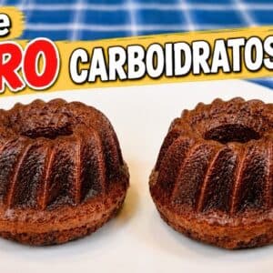 Bolinho quase ZERO CARBOIDRATOS, Sem Glúten e Leite - Fácil , Rápido, Saudável e Delicioso!