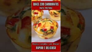 Café da Manhã quase ZERO CARBOIDRATOS, MUITA PROTEÍNA, Rápido, Delicioso e Saudável!