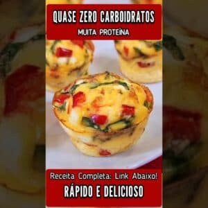 Café da Manhã quase ZERO CARBOIDRATOS, MUITA PROTEÍNA, Rápido, Delicioso e Saudável!
