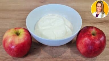 Misture Maçã Com Iogurte - SEM AÇÚCAR E SEM FARINHA - Delicioso, Rápido e Saudável